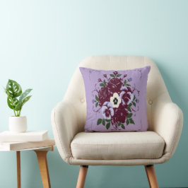 Sierkussen Boeket Viooltjes