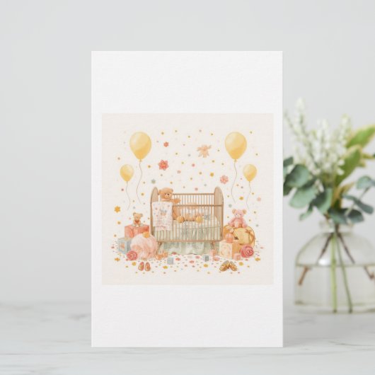 Sierkussen Briefpapier (Staand voorkant)