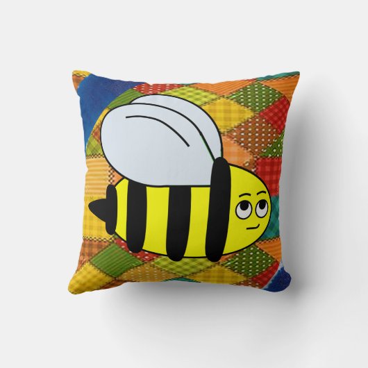 Sierkussen Bumblebee (Achterkant)