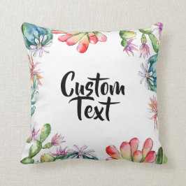 Sierkussen - Cacti & Succs (aangepaste tekst)