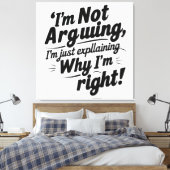 Sierkussen Canvas Afdruk (Insitu (Slaapkamer))