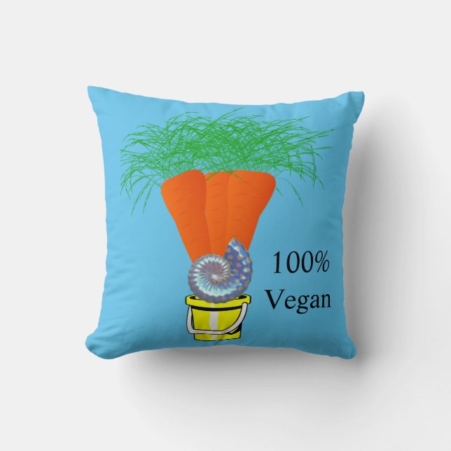 Sierkussen Carrots 100% Vegan (Voorkant)