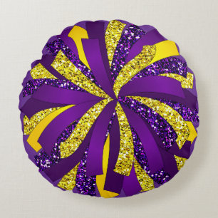 Sierkussen Cheerleader Pom Pom gepersonaliseerd Rond Kussen