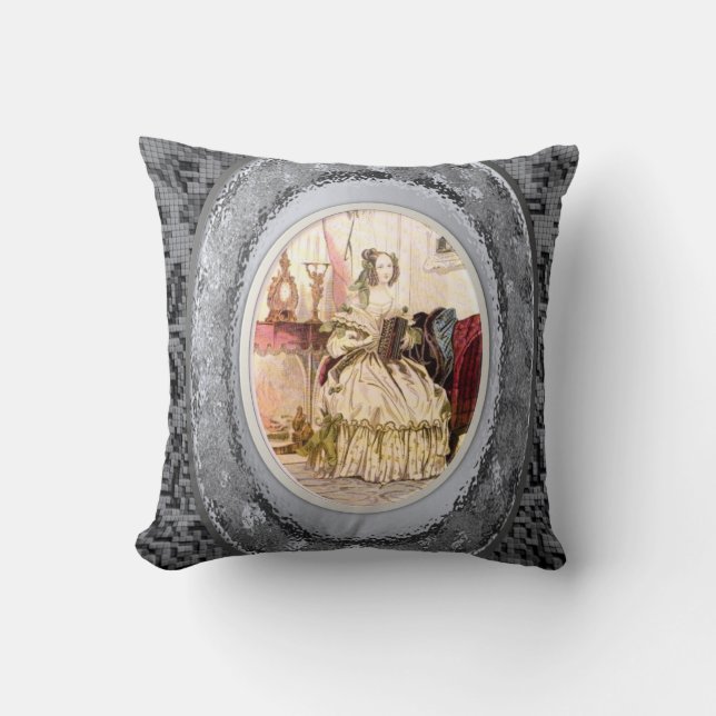 sierkussen decore vintage (Voorkant)