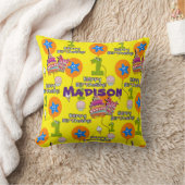 Sierkussen, eerste verjaardag Geel Kussen (Deken)