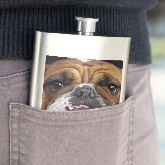 Sierkussen Engelse Bulldog Flacon (Voorbeeld)