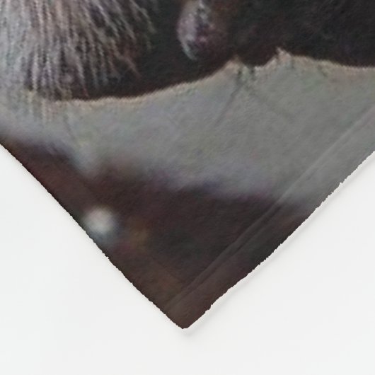 Sierkussen Engelse Bulldog Fleece Deken (Hoek)