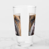 Sierkussen Engelse Bulldog Glas (Rechts)