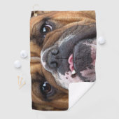 Sierkussen Engelse Bulldog Golfhanddoek (Insitu)