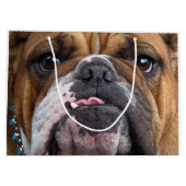 Sierkussen Engelse Bulldog Groot Cadeauzakje (Achterkant)