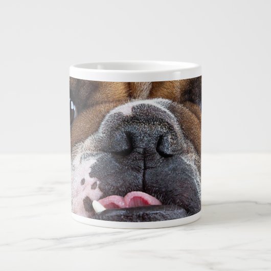 Sierkussen Engelse Bulldog Grote Koffiekop (Voorkant)