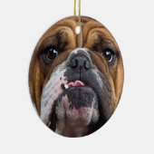 Sierkussen Engelse Bulldog Keramisch Ornament (Rechts)