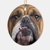 Sierkussen Engelse Bulldog Keramisch Ornament (Links)