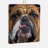 Sierkussen Engelse Bulldog Keramisch Ornament (Rechts)