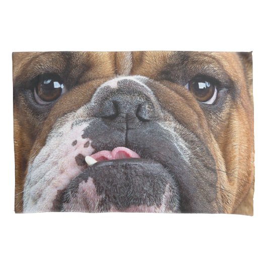 Sierkussen Engelse Bulldog Kussensloop (Voorkant-Links)