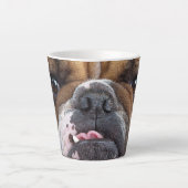 Sierkussen Engelse Bulldog Latte Mok (Voorkant)