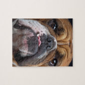 Sierkussen Engelse Bulldog Legpuzzel (Horizontaal)