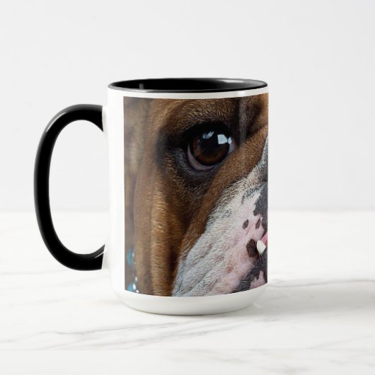 Sierkussen Engelse Bulldog Mok (Links)