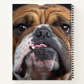 Sierkussen Engelse Bulldog Notitieboek (Achterkant)