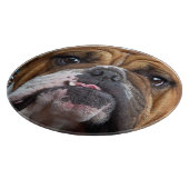 Sierkussen Engelse Bulldog Snijplank (Hoek)