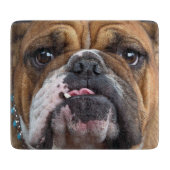 Sierkussen Engelse Bulldog Snijplank (Voorkant)