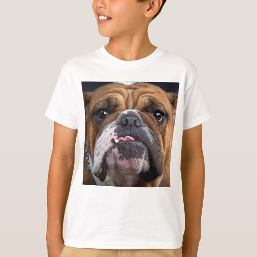 Sierkussen Engelse Bulldog T-shirt (Voorkant)