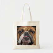 Sierkussen Engelse Bulldog Tote Bag (Voorkant)