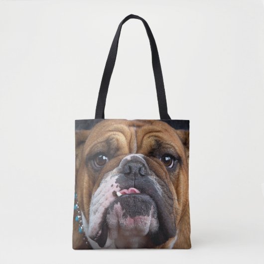 Sierkussen Engelse Bulldog Tote Bag (Voorkant)