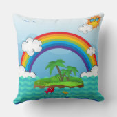 Sierkussen Fantasy Island (Achterkant)