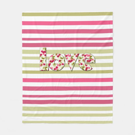 Sierkussen Fleece Deken (Voorkant)