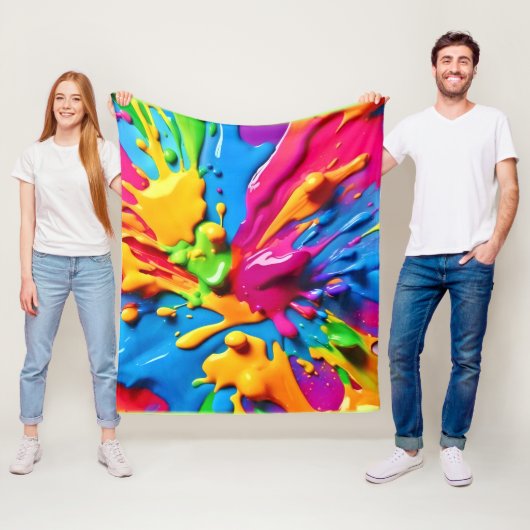 Sierkussen Fleece Deken (In situ)