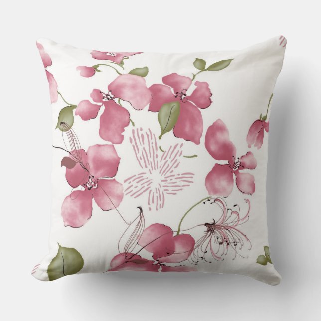 Sierkussen/Floral Kussen (Voorkant)