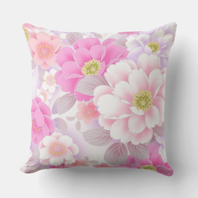 Sierkussen/Floral Kussen (Voorkant)