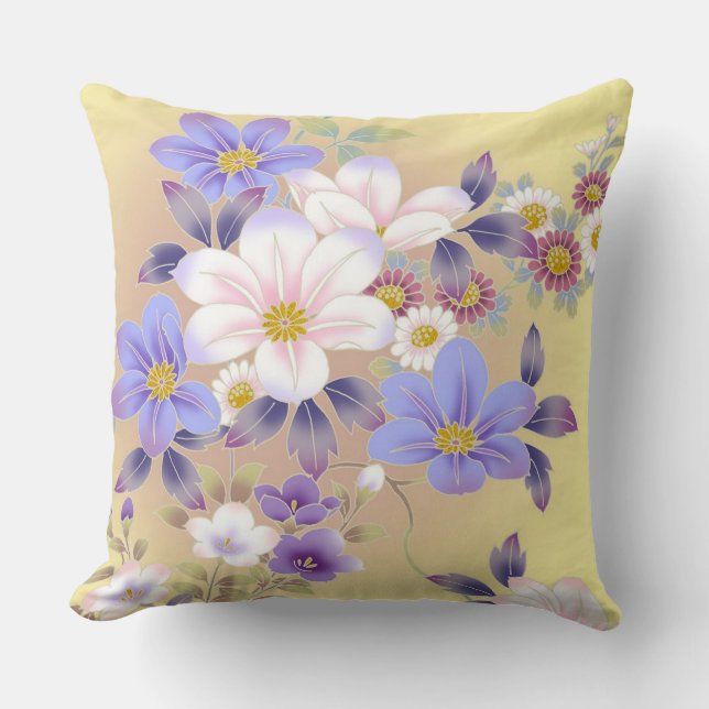 Sierkussen/Floral Kussen (Voorkant)