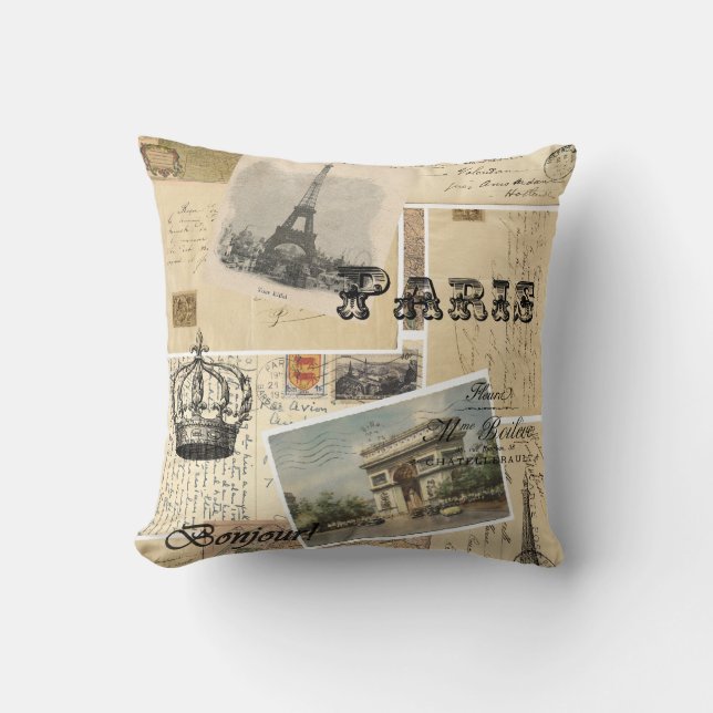 Sierkussen Frans Briefkaart (Voorkant)