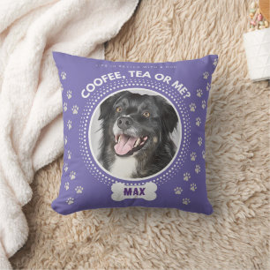 Sierkussen Gepersonaliseerd met Dog Foto & Naam