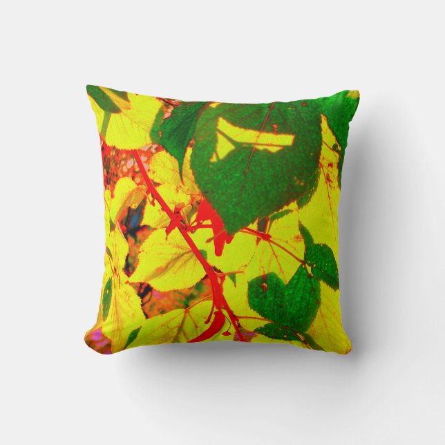 Sierkussen "Ggloed Autumn Leaves" (Voorkant)