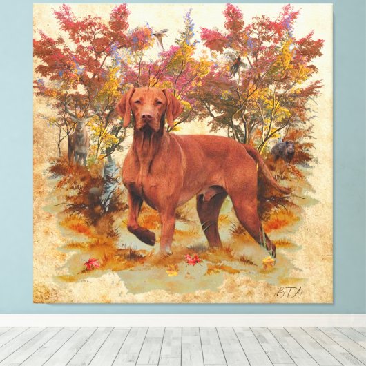 Sierkussen Glas Onderzetter C Canvas Afdruk (Insitu (Houten vloer))