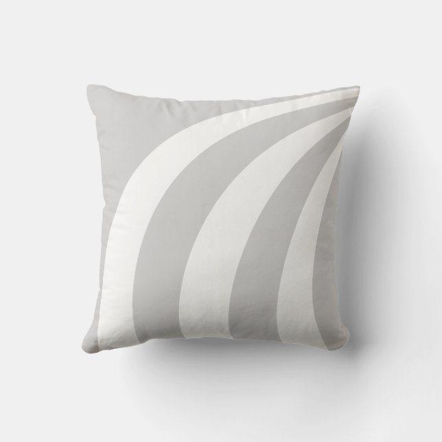 Sierkussen grijze en witte wijn (Achterkant)