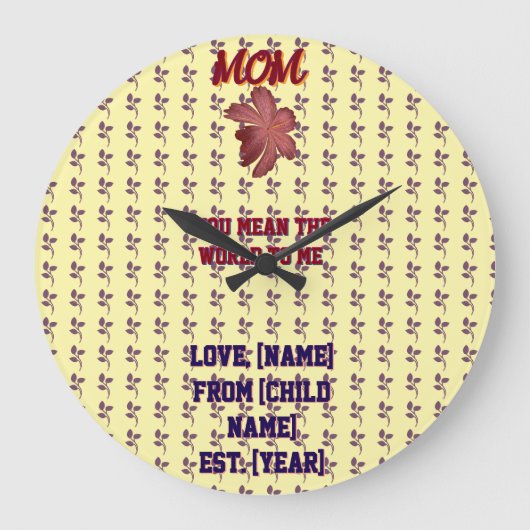 Sierkussen Grote Klok (Voorkant)