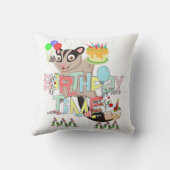 Sierkussen, Happy Birthday Possum Cake Kussen (Achterkant)