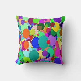 Sierkussen Heldere Kleurrijke Cirkels Cirkel