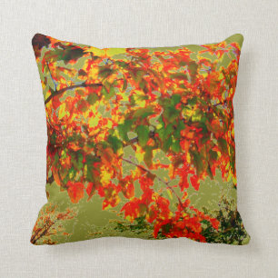 Sierkussen "herfstbrand"