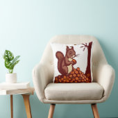 🐿️ Sierkussen Herfsteekhoorn (Stoel)
