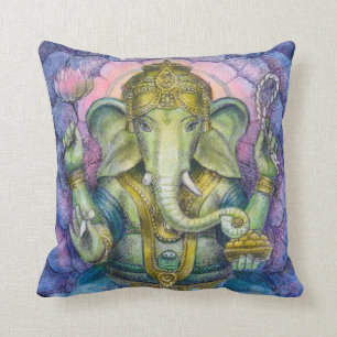 Sierkussen Hindu Elephant Ganesha Spirituele Kunst