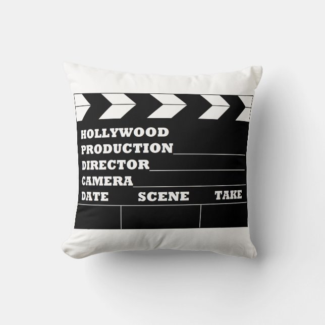 Sierkussen Hollywood Clapboard (Voorkant)