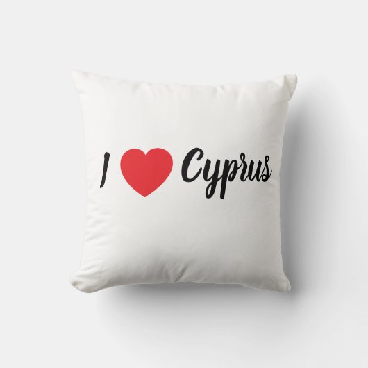 Sierkussen (I "heart" Cyprus) (Voorkant)