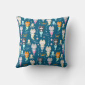 Sierkussen in een nautisch thema. (Achterkant)