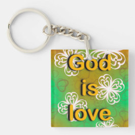 Sierkussen is liefde sleutelhanger