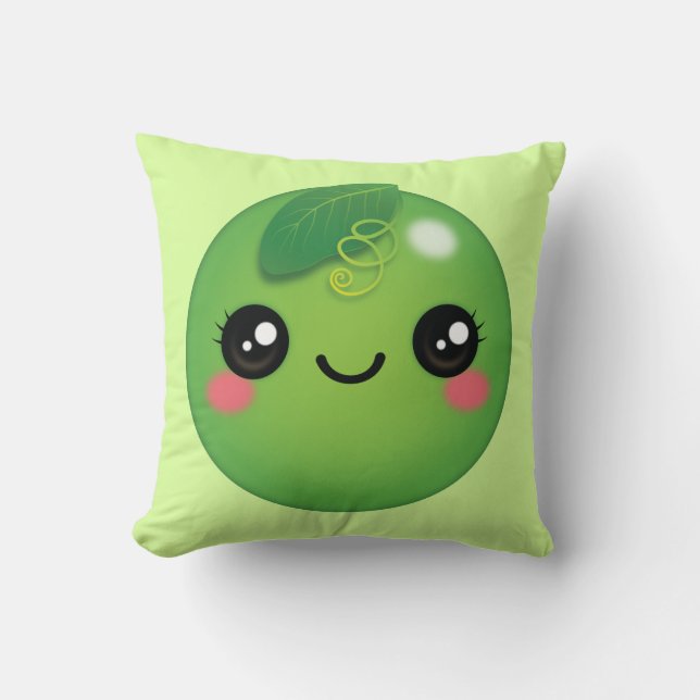 Sierkussen Kawaii Pea (Voorkant)